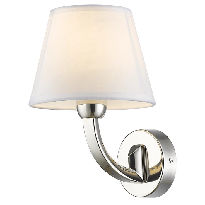 Atlanta 1Lt Wall Lamp - Nickel/Gold