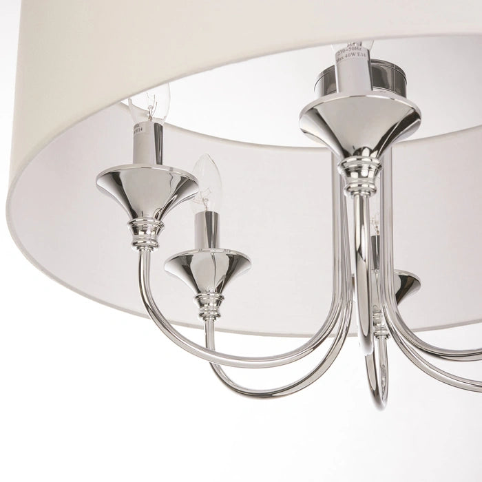 Abu Dhabi 2/5Lt Hanging Shade Light - Silver/Gold