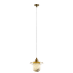 Volterra Shaded Single Pendant - Alabaster