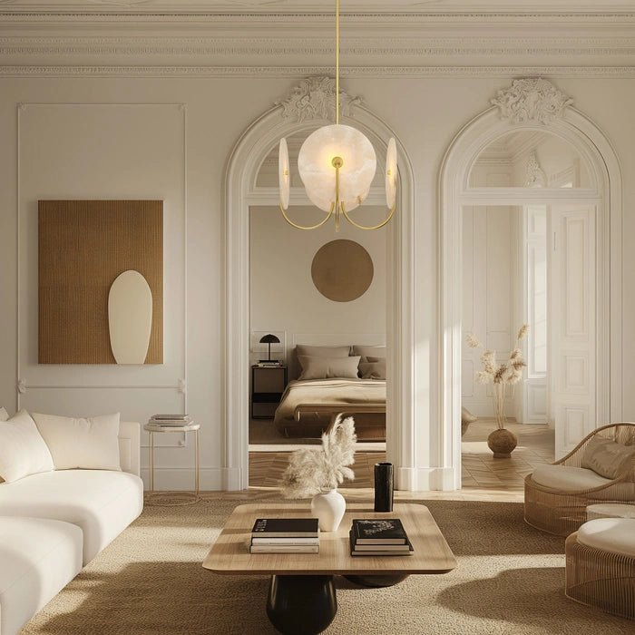 Modena 4Lt Multi-Arm Pendant - Brass