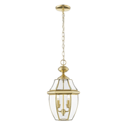 Whitley 2Lt IP23 Lantern - Brass