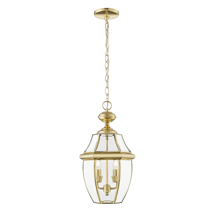 Whitley 2Lt IP23 Lantern - Brass