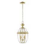 Whitley 2Lt IP23 Lantern - Brass