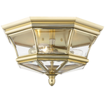 Whitley Flush IP44 Fitting - Brass