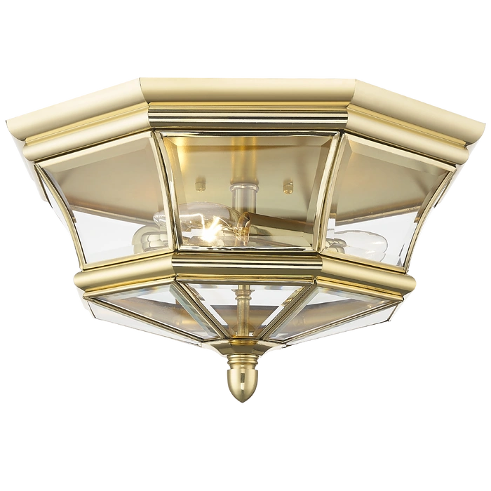 Whitley Flush IP44 Fitting - Brass