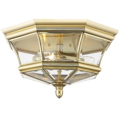 Whitley Flush IP44 Fitting - Brass