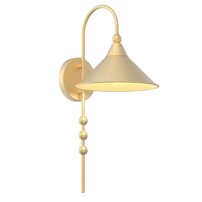 Ashford Wall Light- Gold/ Black Finishes