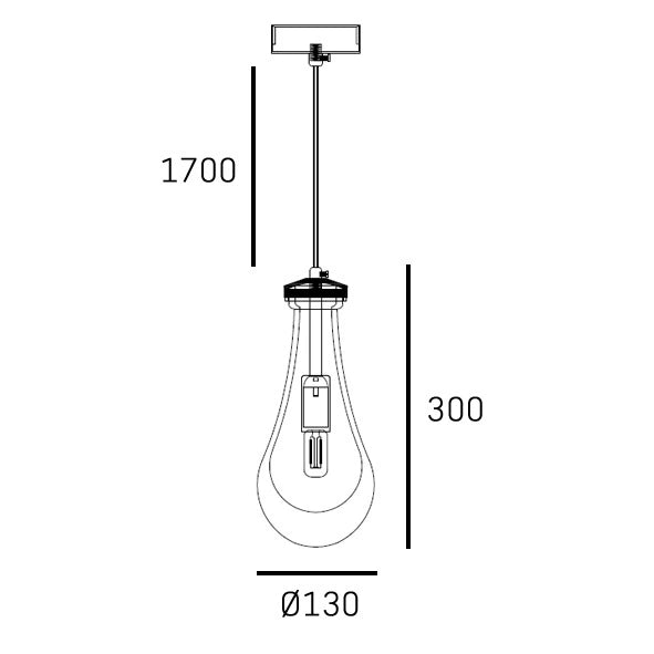 Memphis Pendant Light- Brass Finish