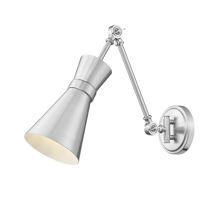 Page Wall Lamp- Brushed Brass/ Satin Nickel