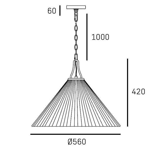 Providence Pendant Light- Brushed Brass