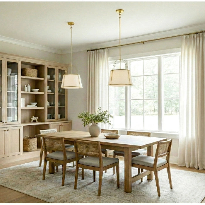 Savannah 3lt/5lt Pendant Light- Brass