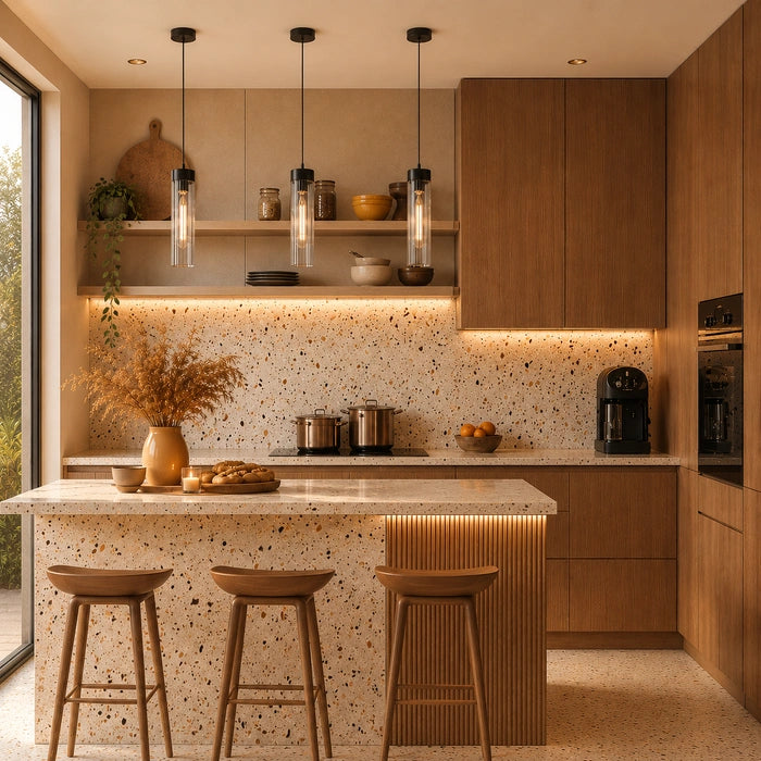 Quincy Pendant- Nickel/ Brass/ Black Finishes