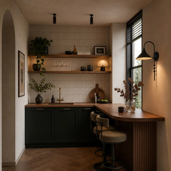 Ashford Wall Light- Gold/ Black Finishes