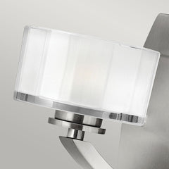 Meridian 1 Light Wall Light-Brushed Nickel - Cusack Lighting