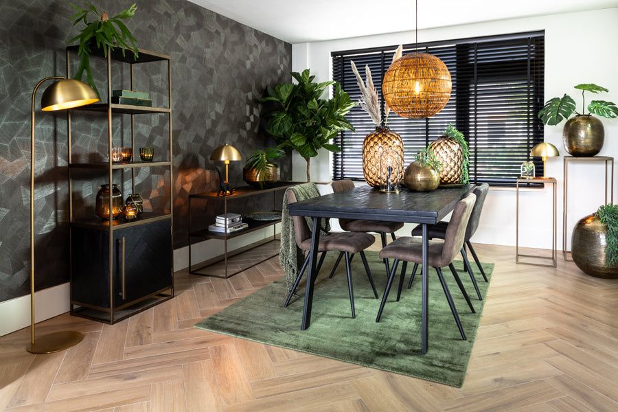 Mette Floor Lamp - Antique Bronze Finish