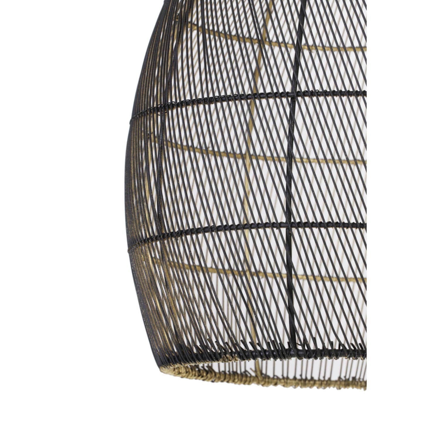 Meya Black Wire Pendant - Medium / Large
