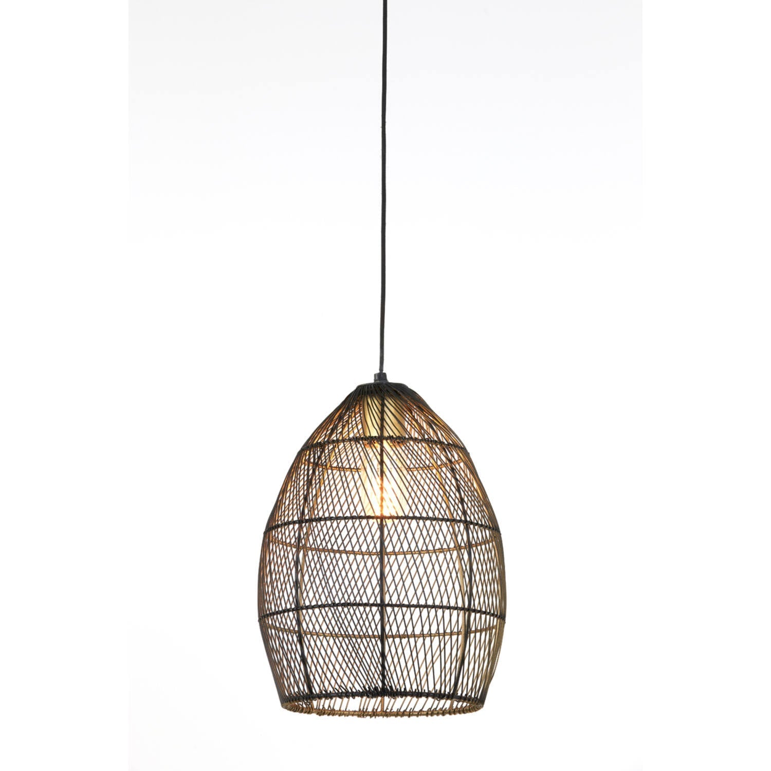 Meya Black Wire Pendant - Medium / Large