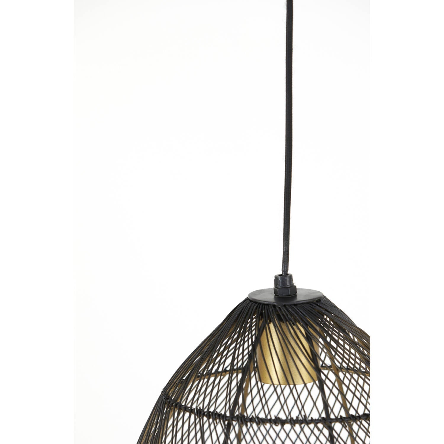 Meya Black Wire Pendant - Medium / Large
