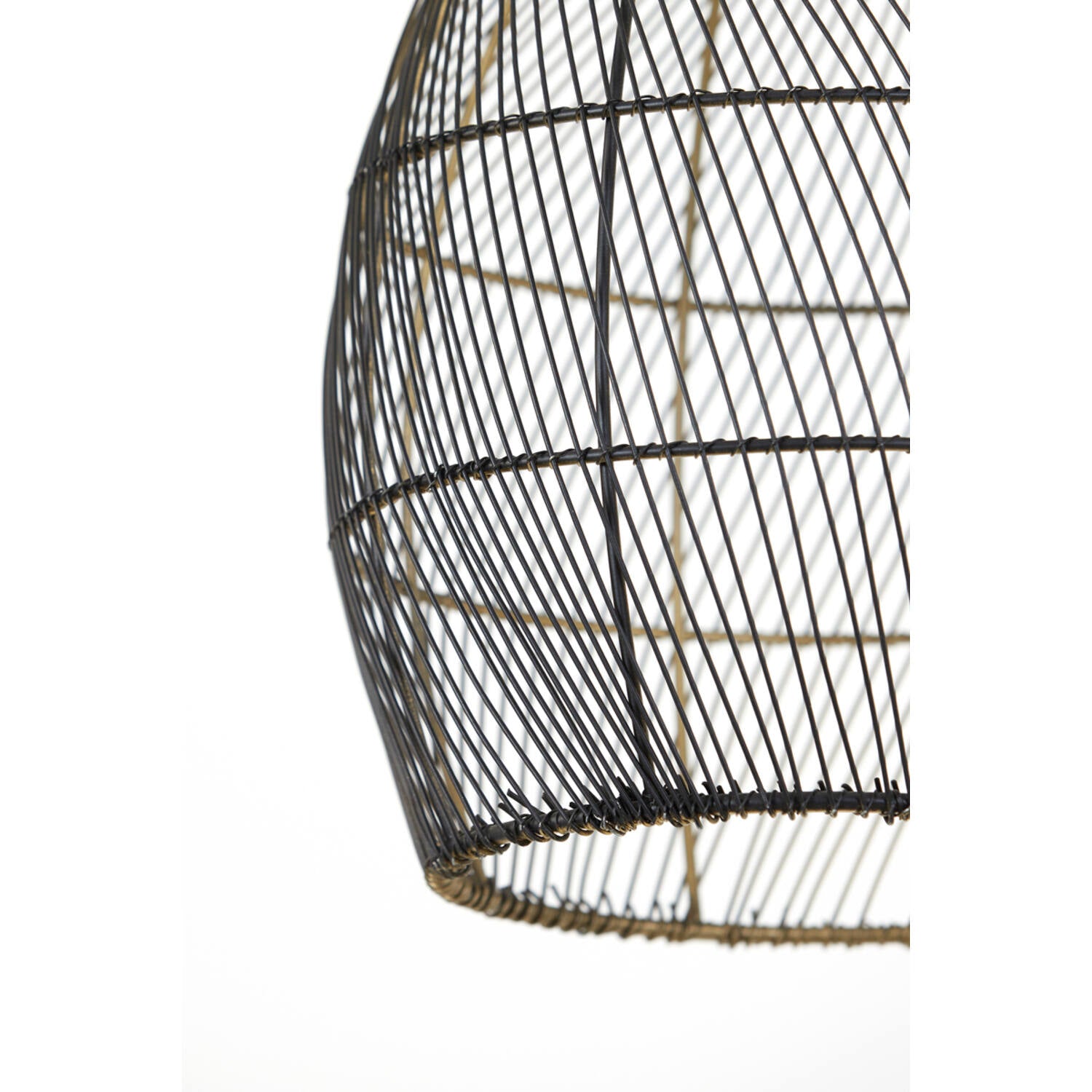 Meya Black Wire Pendant - Medium / Large