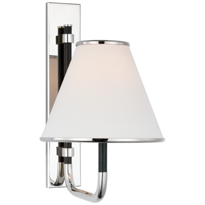 Rigby Small Wall Sconce- Soft Brass/ Polished Nickel Finishes
