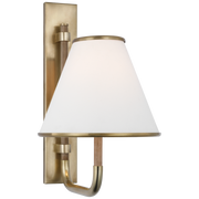 Rigby Small Wall Sconce- Soft Brass/ Polished Nickel Finishes