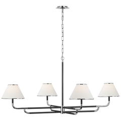 Rigby Grande Chandelier- Brass/ Nickel Finishes