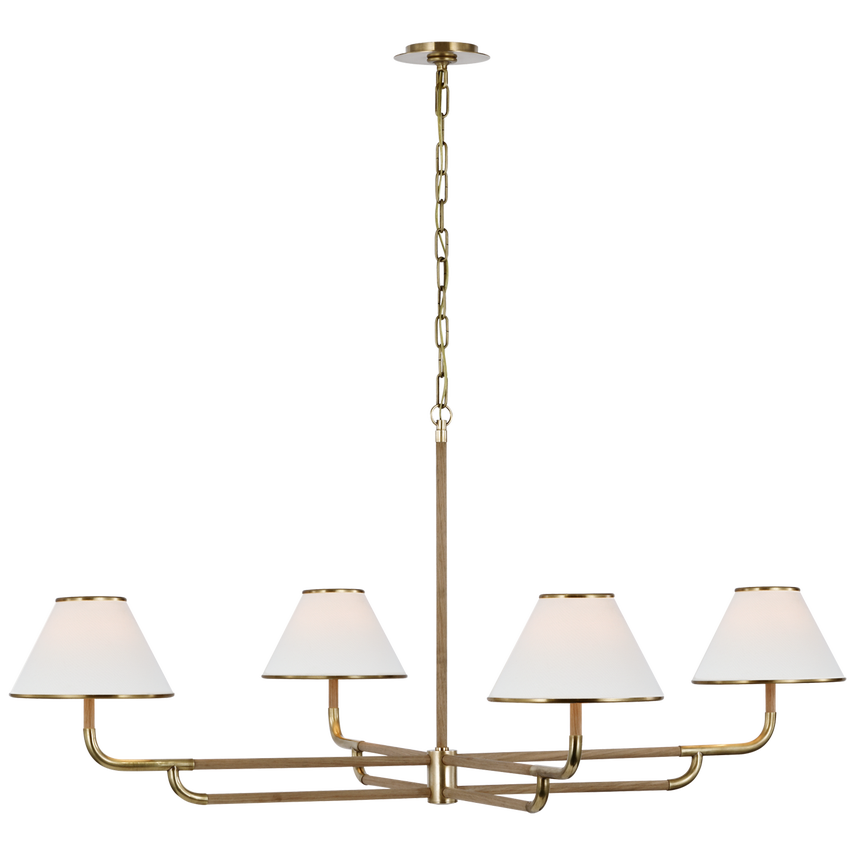 Rigby Grande Chandelier- Brass/ Nickel Finishes