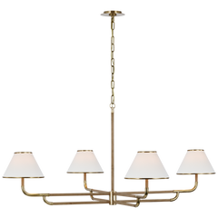 Rigby Grande Chandelier- Brass/ Nickel Finishes