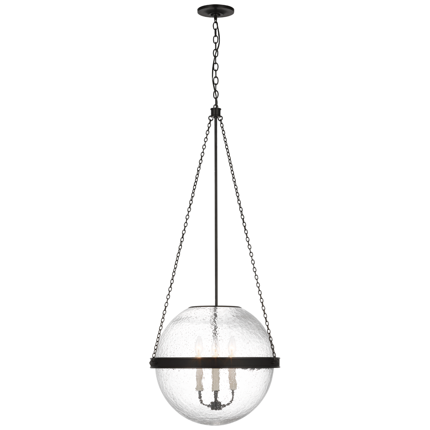 Reese 18" Globe Pendant- Bronze/Brass Finishes