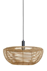 Milan Large Hanging Lamp - Rattan Natural