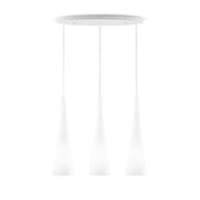 Milk Kitchen Table/Island - White Finish - Cusack Lighting