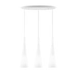Milk Kitchen Table/Island - White Finish - Cusack Lighting