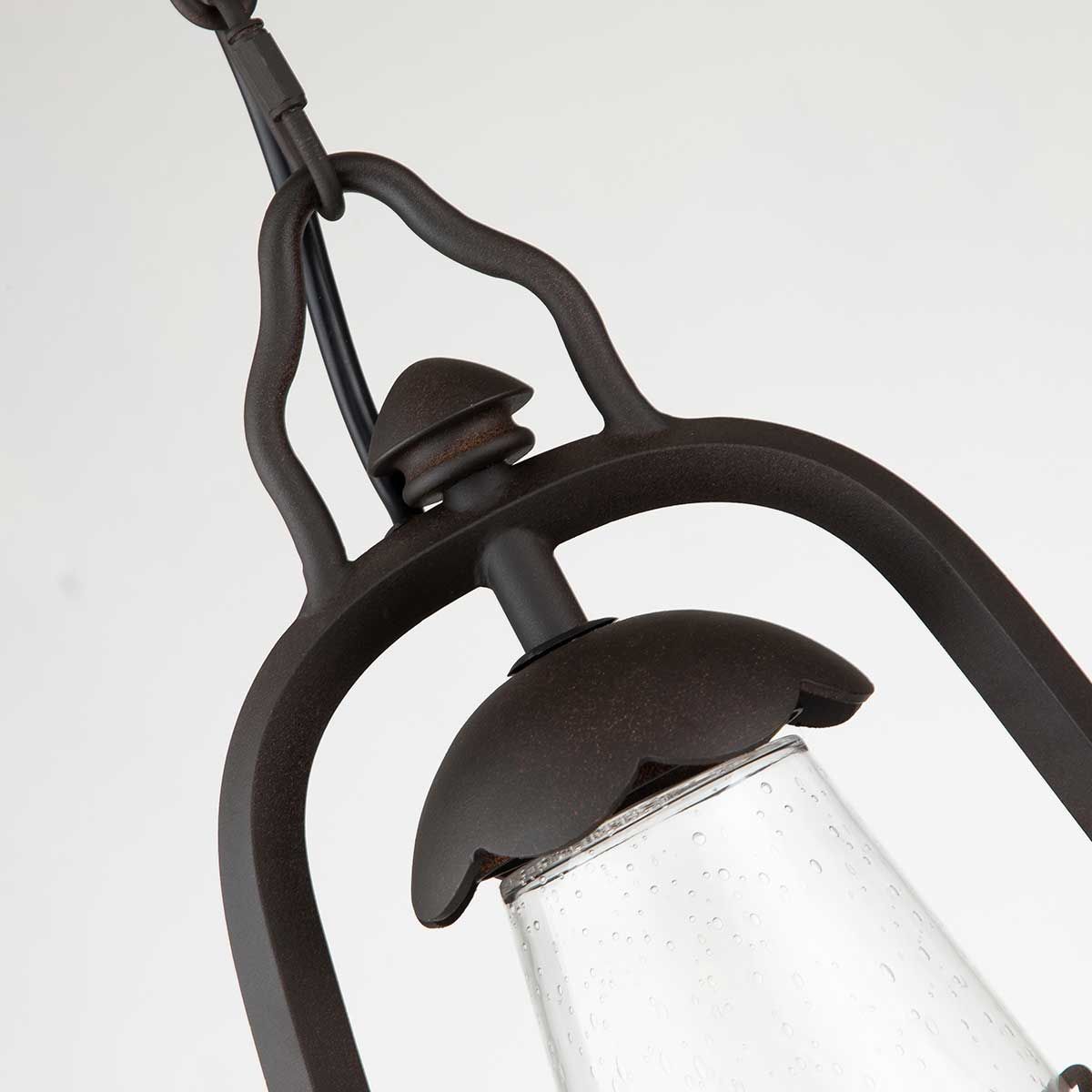 Miners 1 Light Chain Lantern - Old Bronze IP44 E27