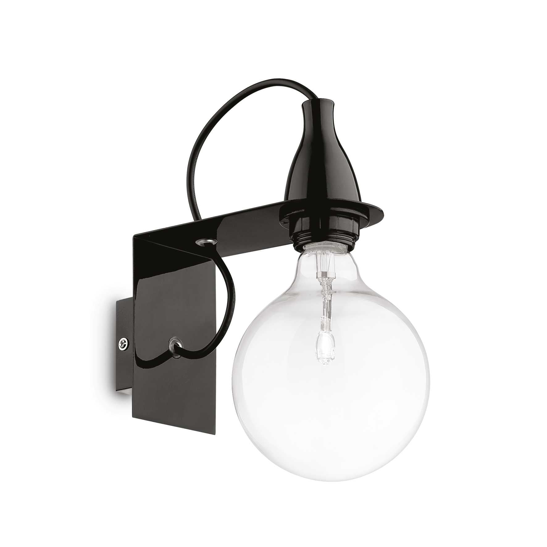 Minimal Wall Light Fitting - White/Chrome/Black Finish - Cusack Lighting