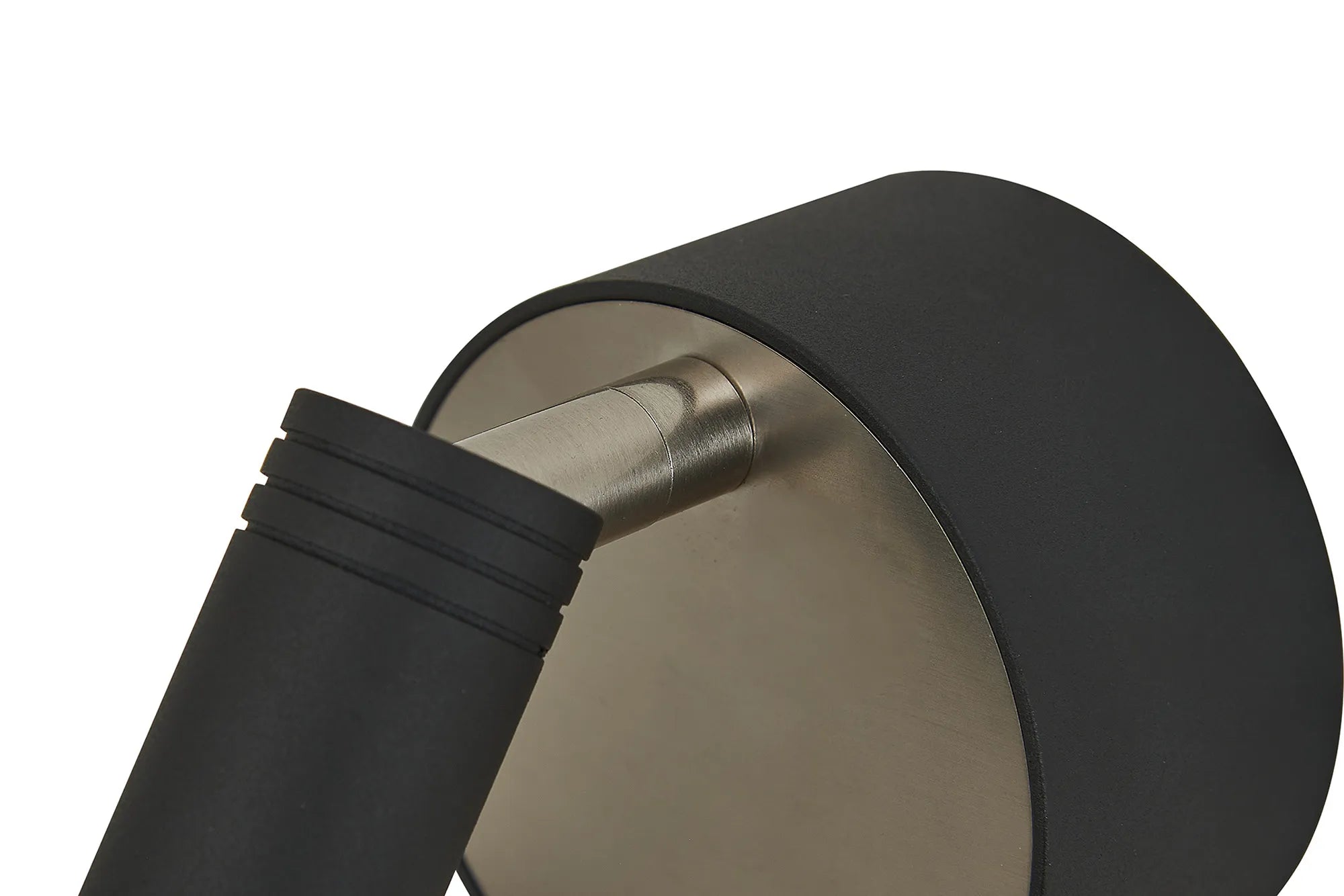 Marian Rechargeable Battery Operated Wall Light- Black/ White