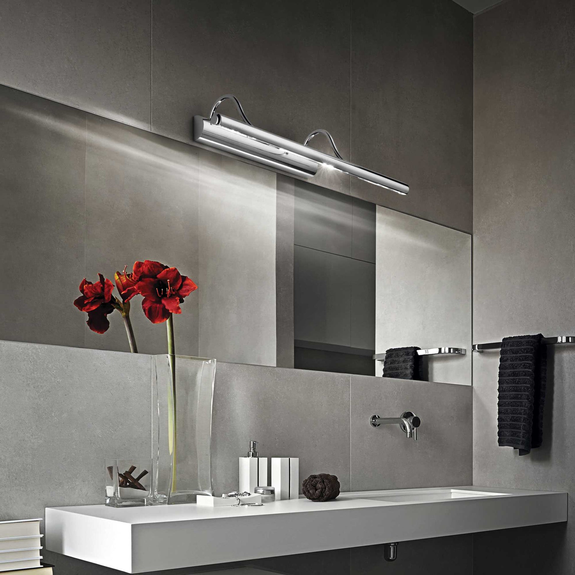 Mirror picture light - Burnish/Chrome/Nickel/Brass Finish - Cusack Lighting