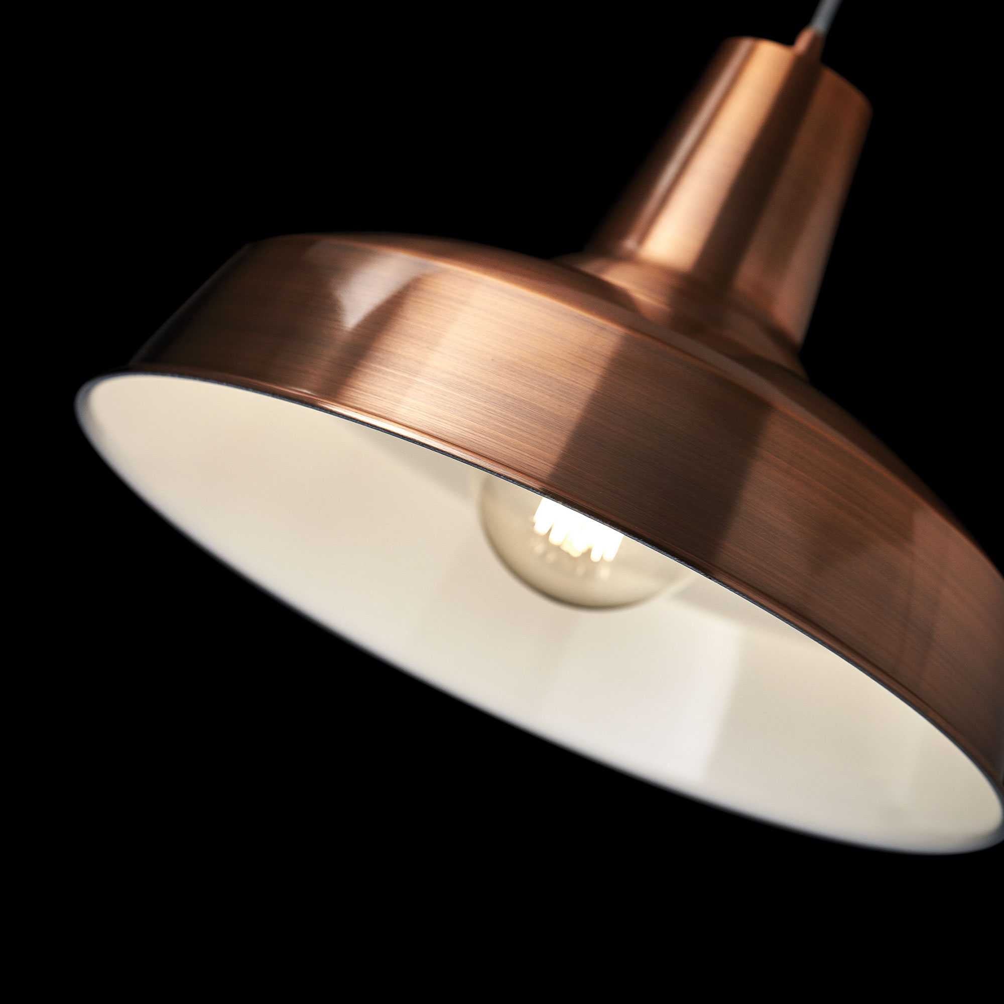 Moby Pendant - Aluminum/Black/Copper/White Finish - Cusack Lighting