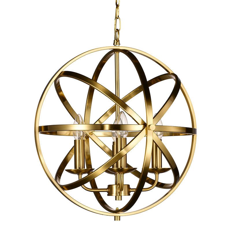 Moda 4Lt Centre Ceiling Light - Antique Brass Finish