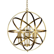 Moda 6Lt Centre Ceiling Light - Matt Brass Finish