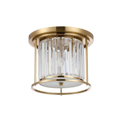 Massa Bathroom Flush Ceiling Light- Black, Polished Nickel, Gold Finishes