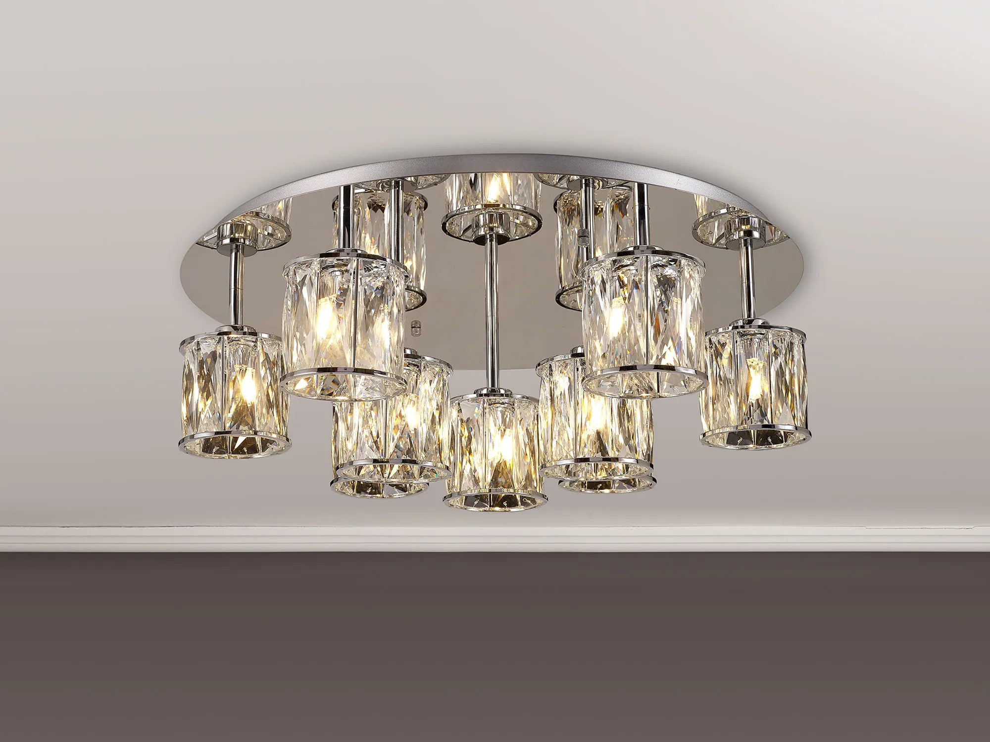 Melissa 9/13Lt Flush Ceiling Light- Various Finishes
