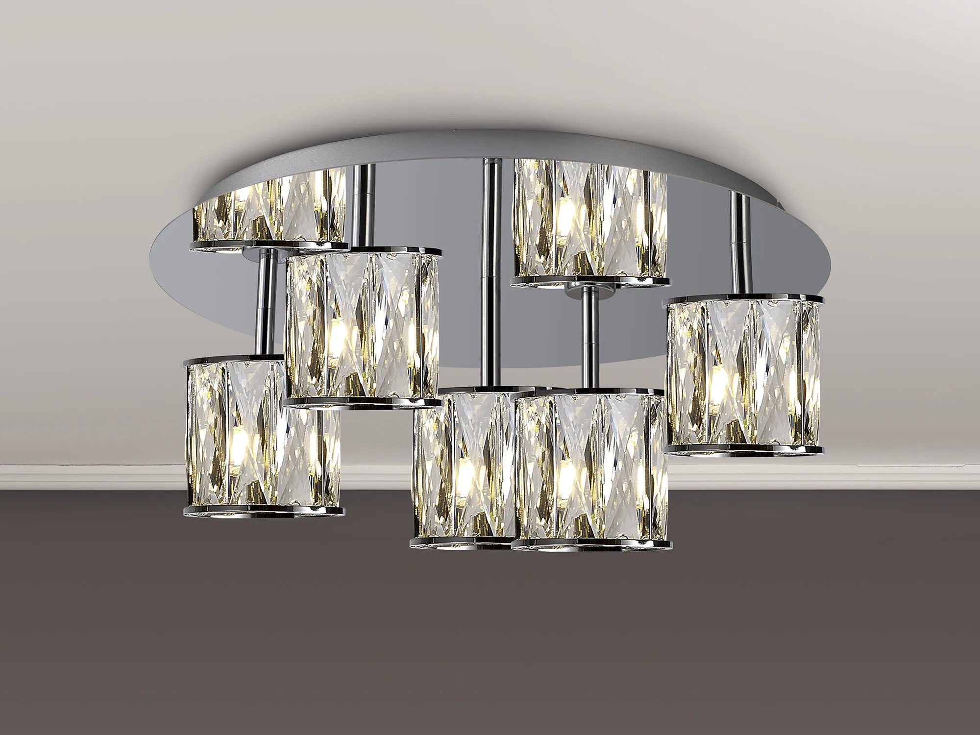 Melissa 3/5Lt Round Flush Light- Various Finishes