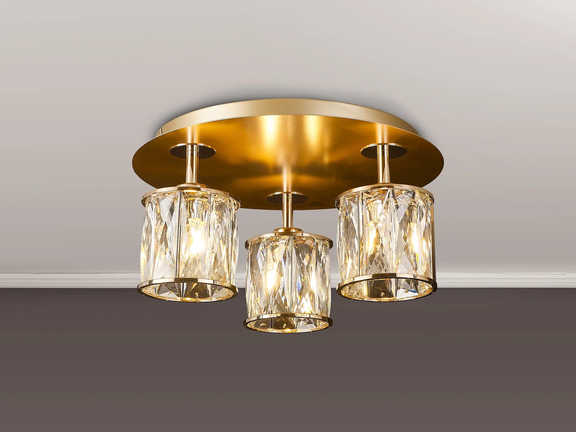 Melissa 3/5Lt Round Flush Light- Various Finishes