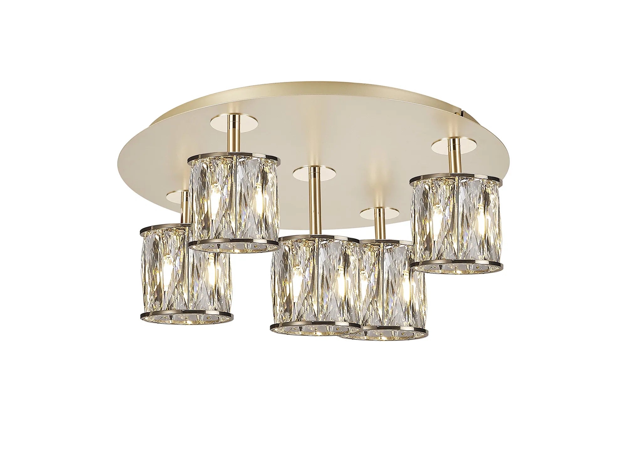 Melissa 3/5Lt Round Flush Light- Various Finishes