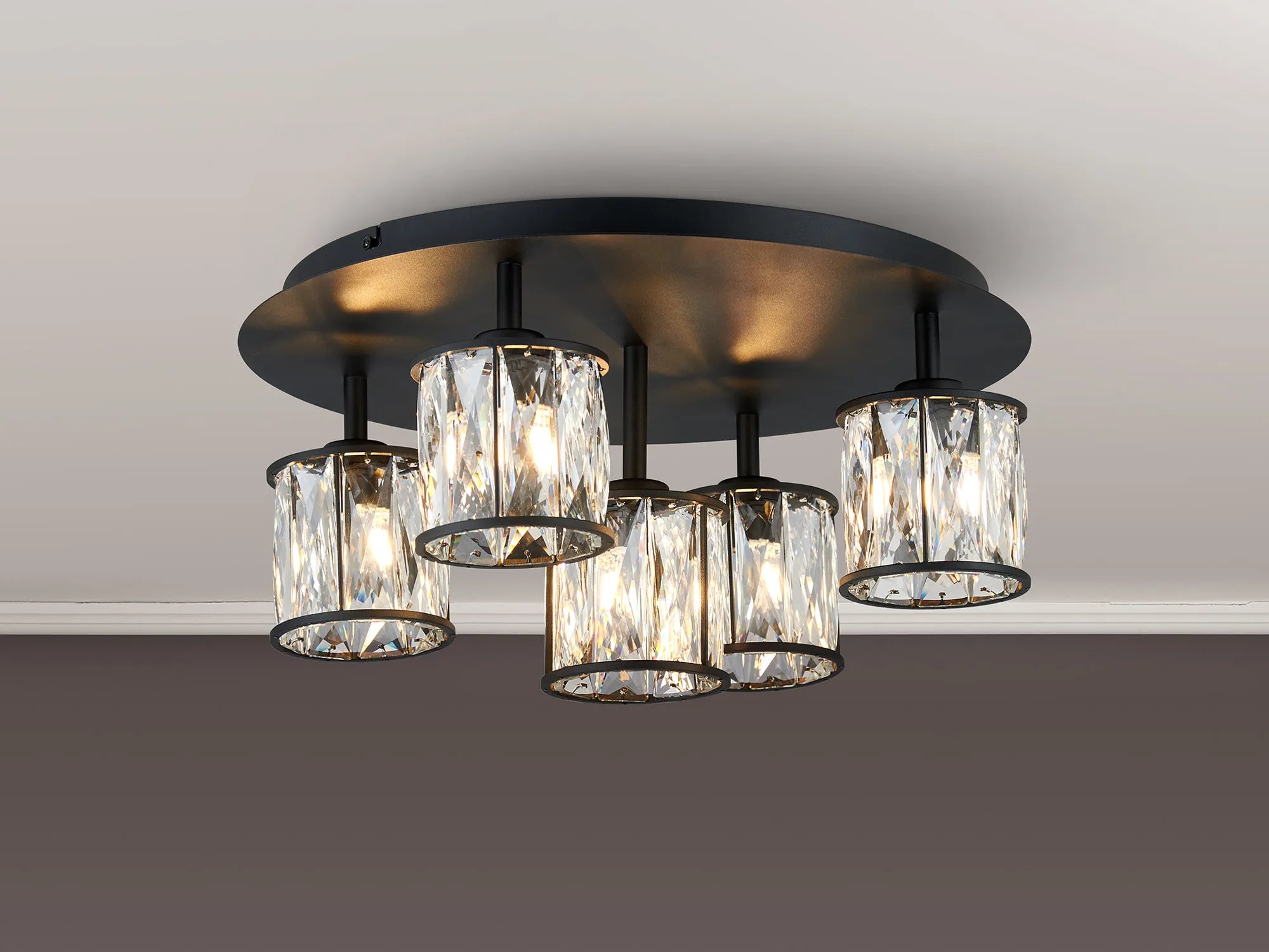 Melissa 3/5Lt Round Flush Light- Various Finishes