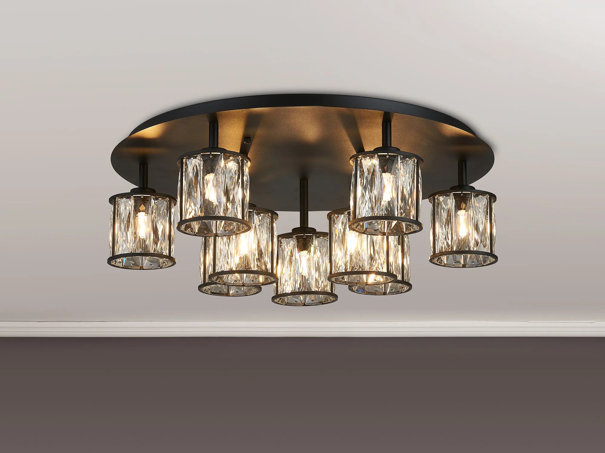 Melissa 9/13Lt Flush Ceiling Light- Various Finishes