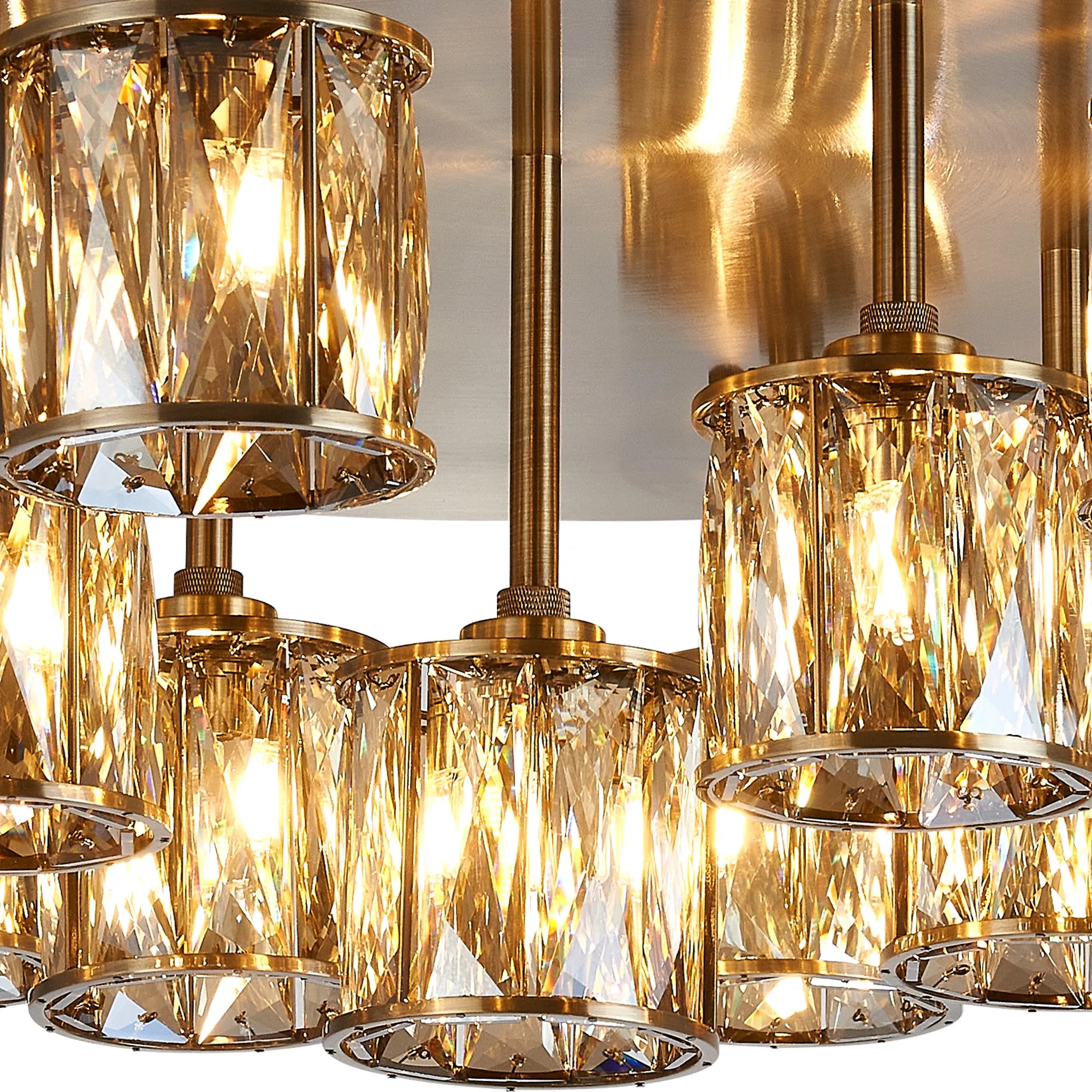 Melissa 9/13Lt Flush Ceiling Light- Various Finishes