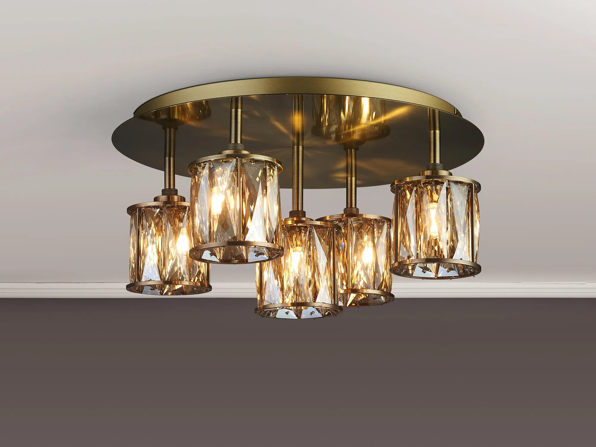 Melissa 3/5Lt Round Flush Light- Various Finishes
