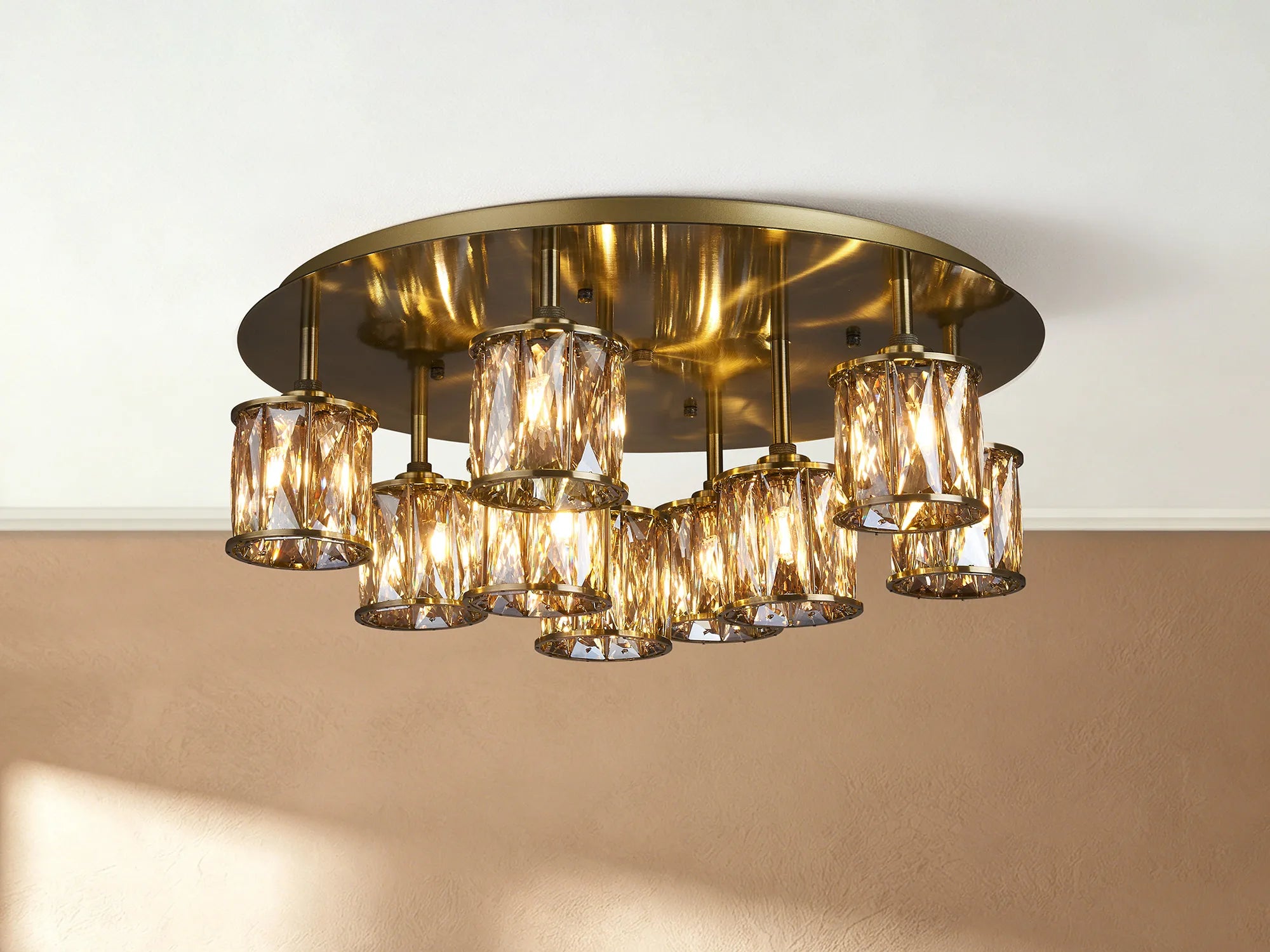 Melissa 9/13Lt Flush Ceiling Light- Various Finishes