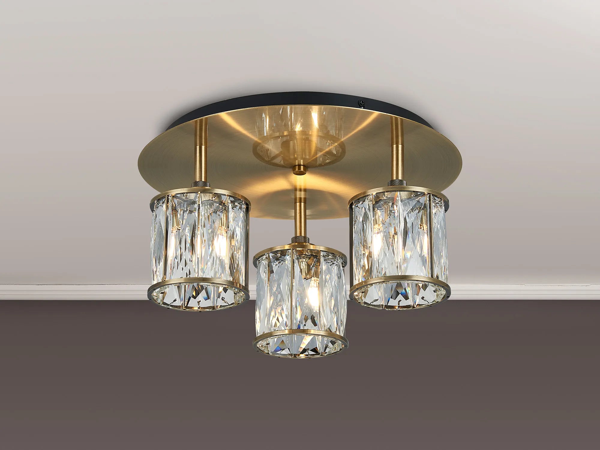 Melissa 3/5Lt Round Flush Light- Various Finishes
